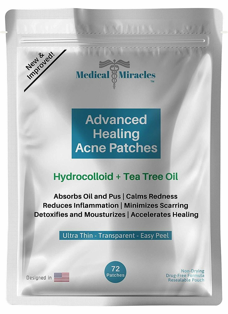 Medical Miracles Advanced Healing Acne Patch - Tea Tree Oil + Hydrocolloid