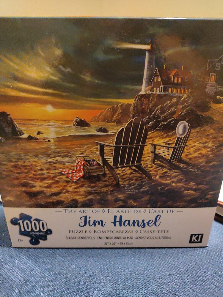 Jim Hansel Puzzle 1000pieces Seaside Rendezvous