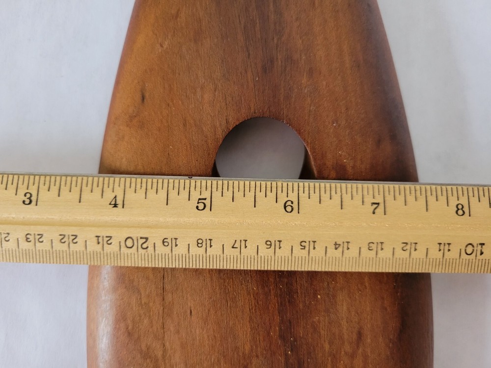 Solid Teak Wine Bottle Support with Coaster for Display