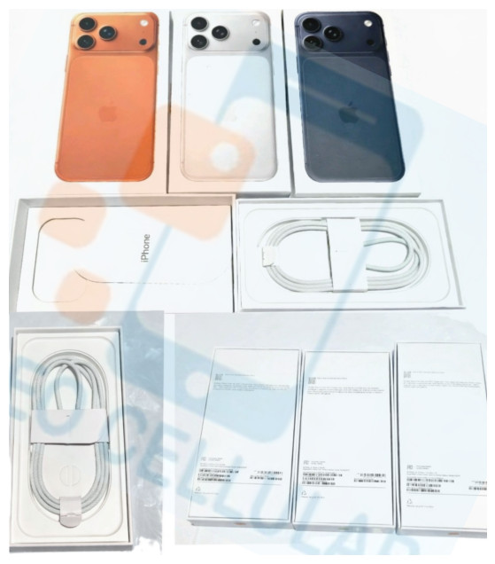 Apple iPhone 17 Pro Max 17 Pro Empty Retail Box with Manual and OEM USB-C Cable