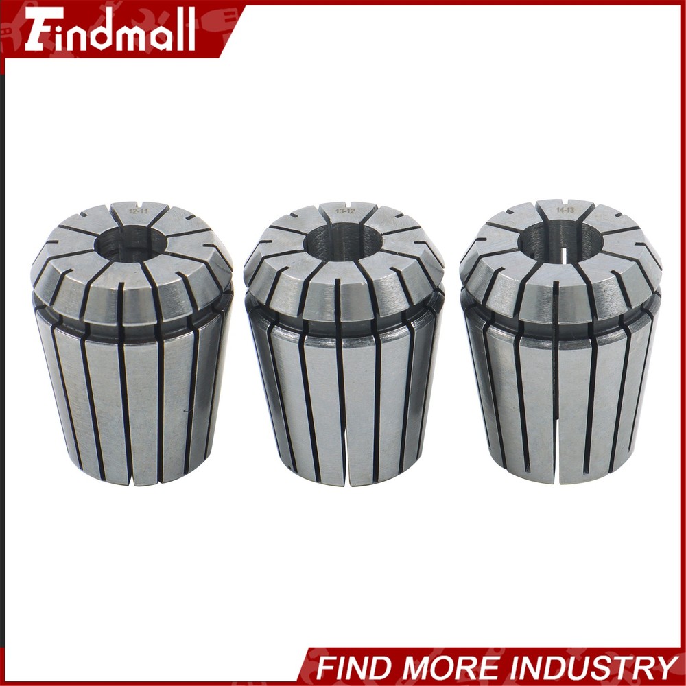 Findmall ER32 Collet Set 18pc for MT3 Spindle M12 Thread Spring Collets