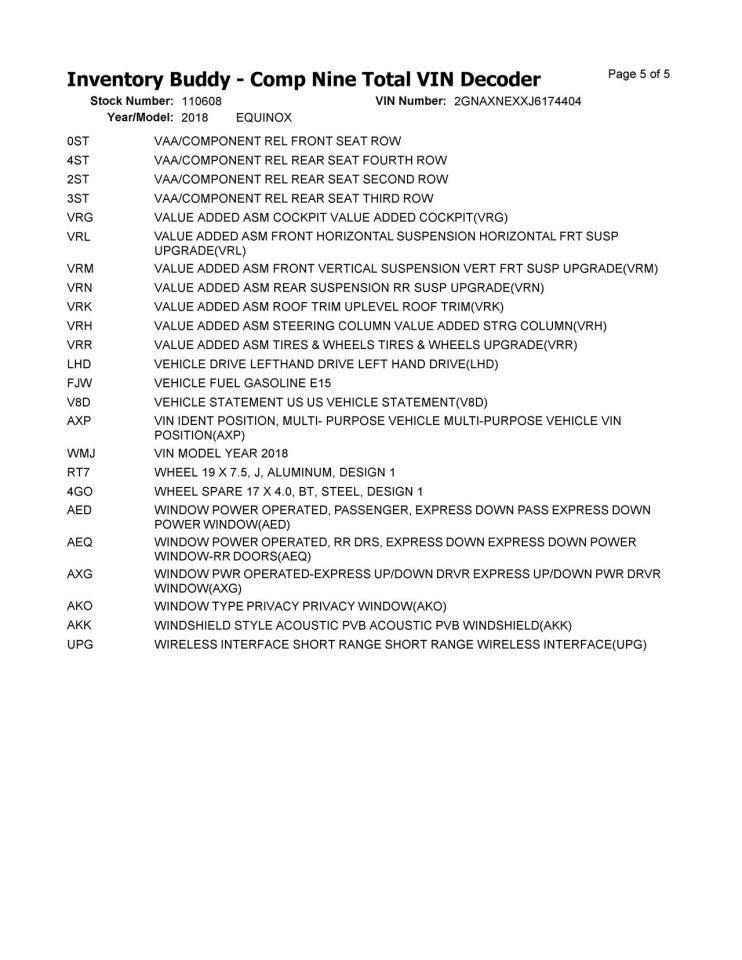18 19 20 Equinox Lower Air Shutter