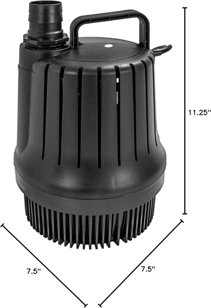 Danner Pondmaster 3000 GPH Waterfall/Skimmer Pump, 02660