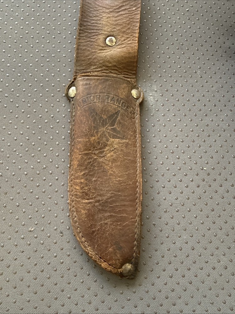 Vintage Junior Ranger ￼Knife Leather Sheath .