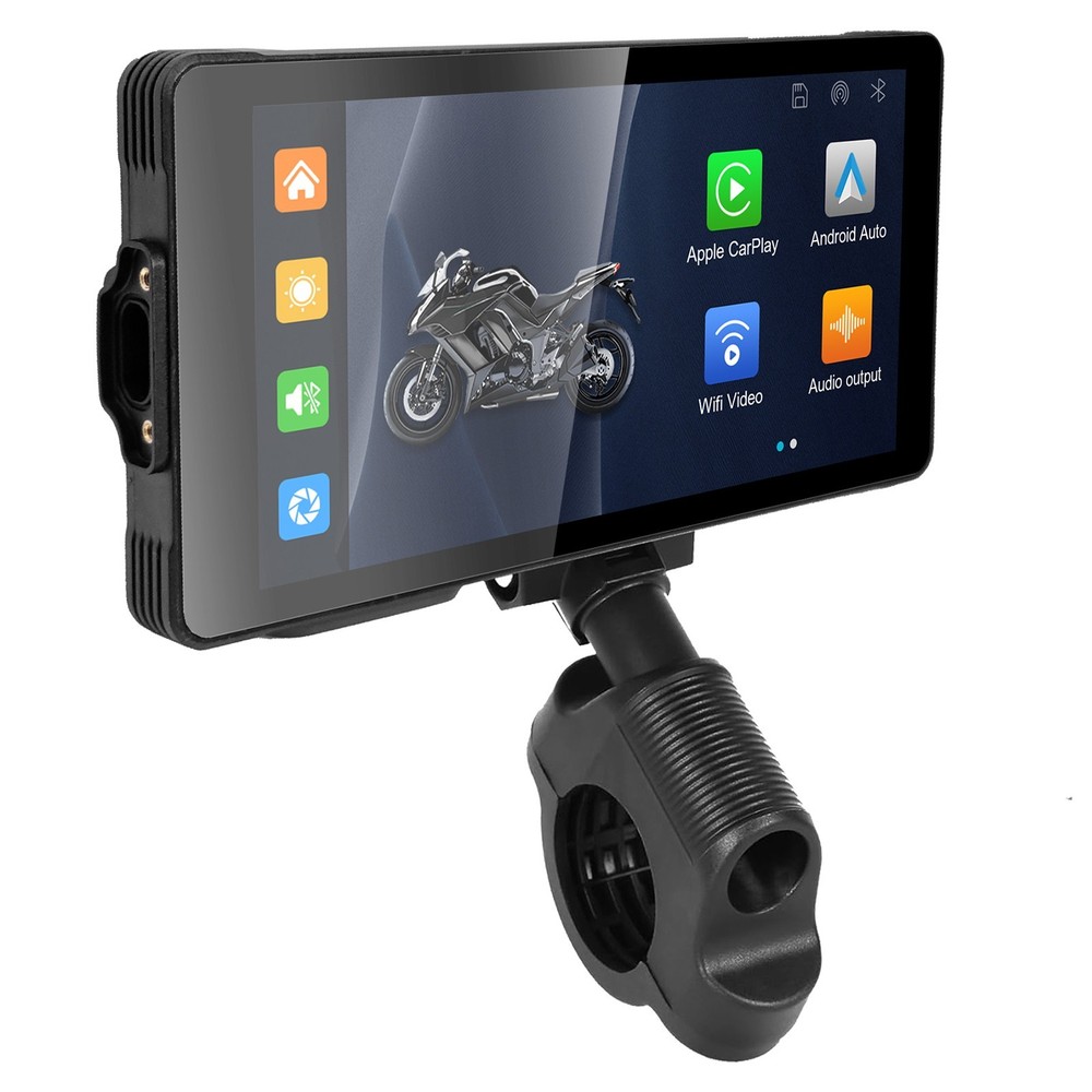 Motorcycle Head Unit 5.5inch Touchscreen Bluetooth V4.0 Wireless CarPlay Android