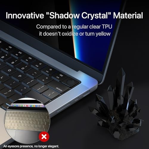 Premium Ultra Thin Keyboard Cover Protector, Smokey(Surround Touch ID)