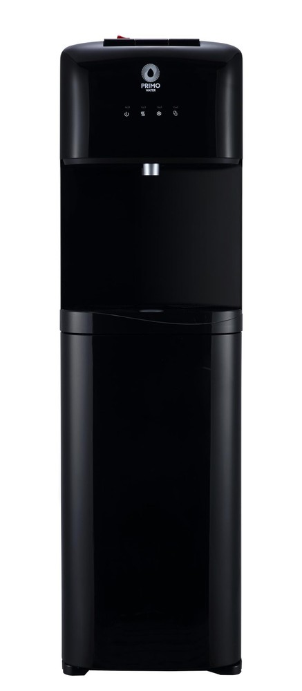 Primo Bottom Loading Water Dispenser 2 Temperature Hot and Cold Black 5 Gallon