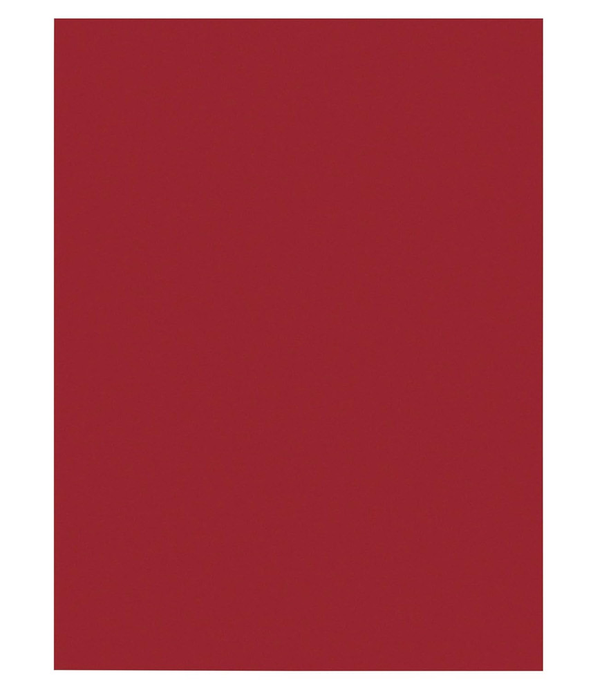 Construction Paper, Holiday Red, 9" X 12", 100 Sheets