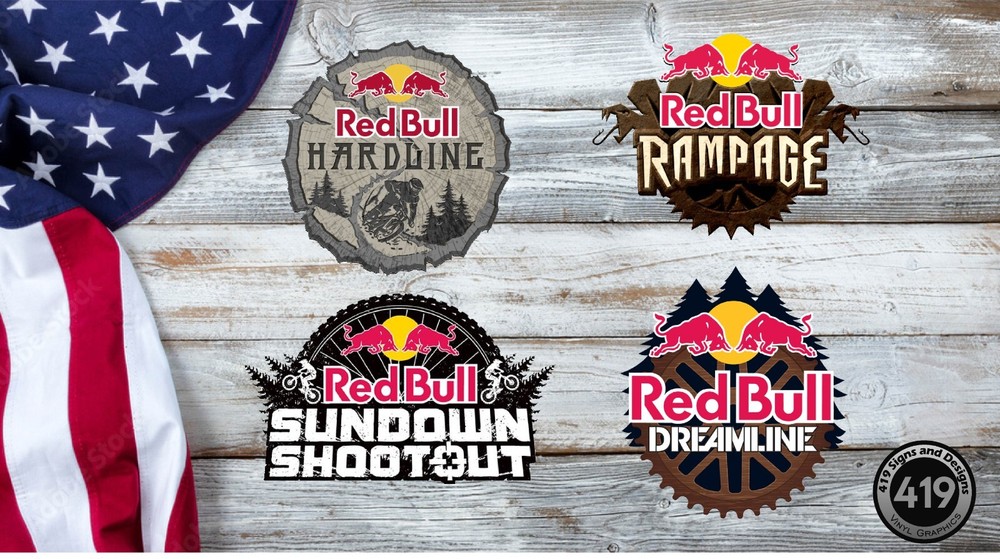 Red Bull MTB Decals