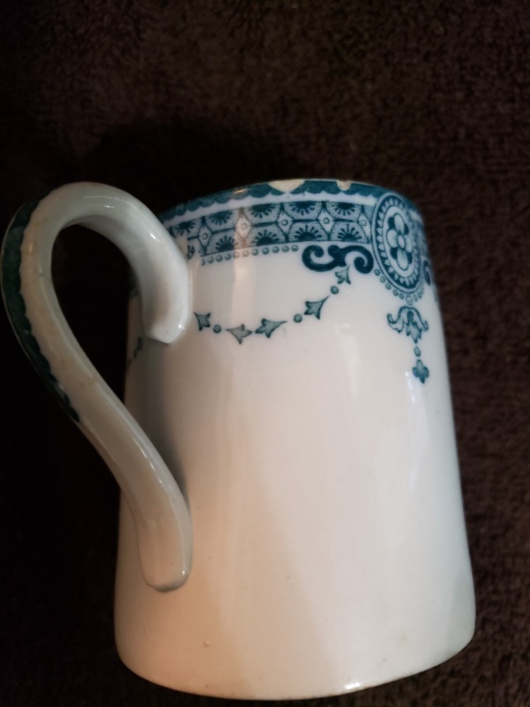 Imperial Woolworth Creamer Blue & Ivory