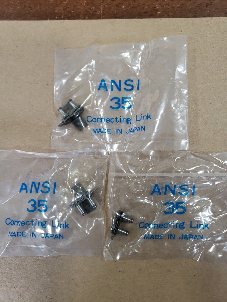 ANSI 35 Connecting Link/master Link, Lot of three!