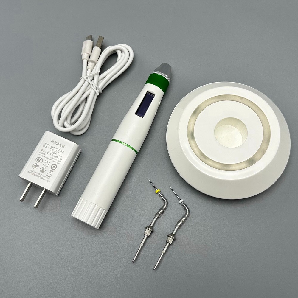 Dental Gutta Percha Obturation System Endo Heated Pen + 2 Tips