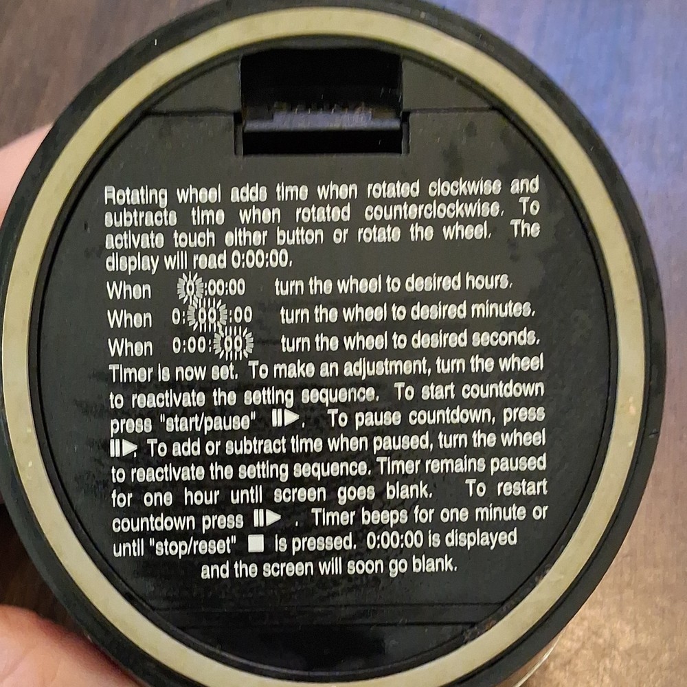 KitchenAid Digital Kitchen Timer Black Silver