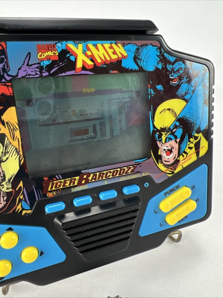 X-Men Handheld Tiger Barcodzz 1994 Marvel Working