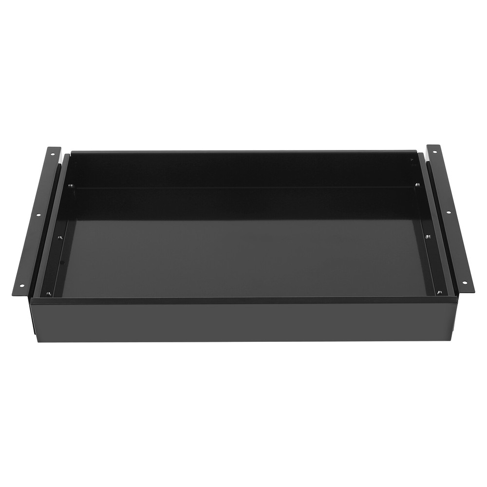 Under Desk Mounted Sliding Pull-out Drawer Storage Organizer For Workstations