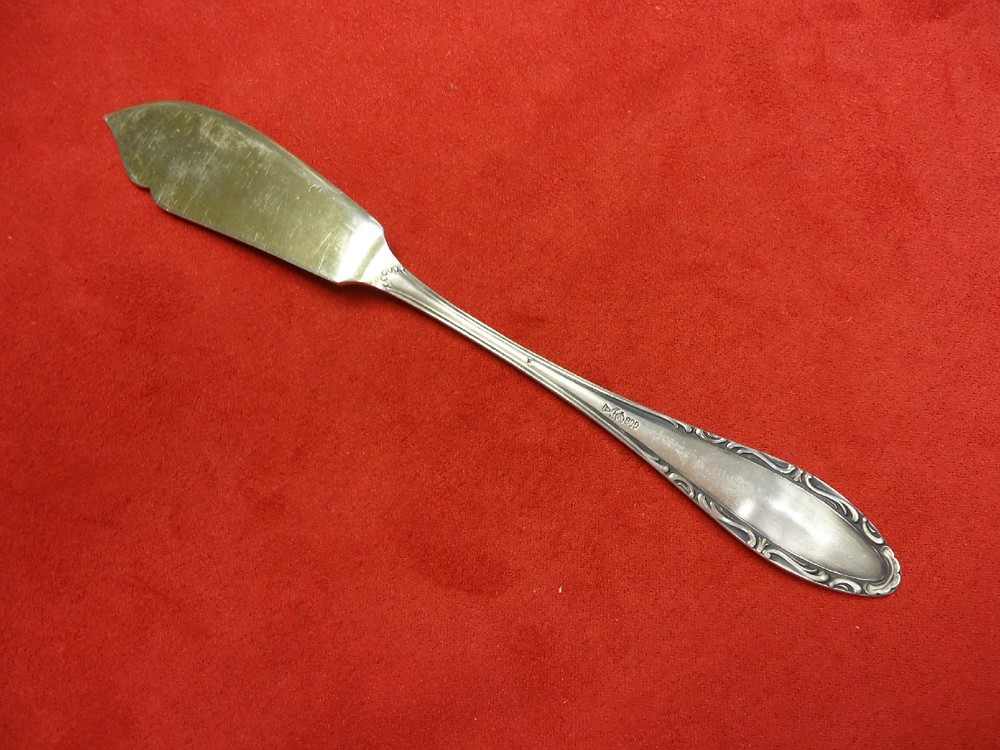 German 800 Silver Flat Handled Master Pointed Knife (#2233)