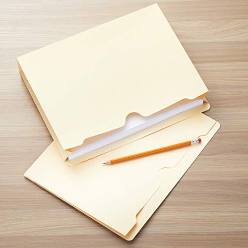 Amazon Basics File Folders Jacket, Reinforced 2 Inch Expansion, Manila
