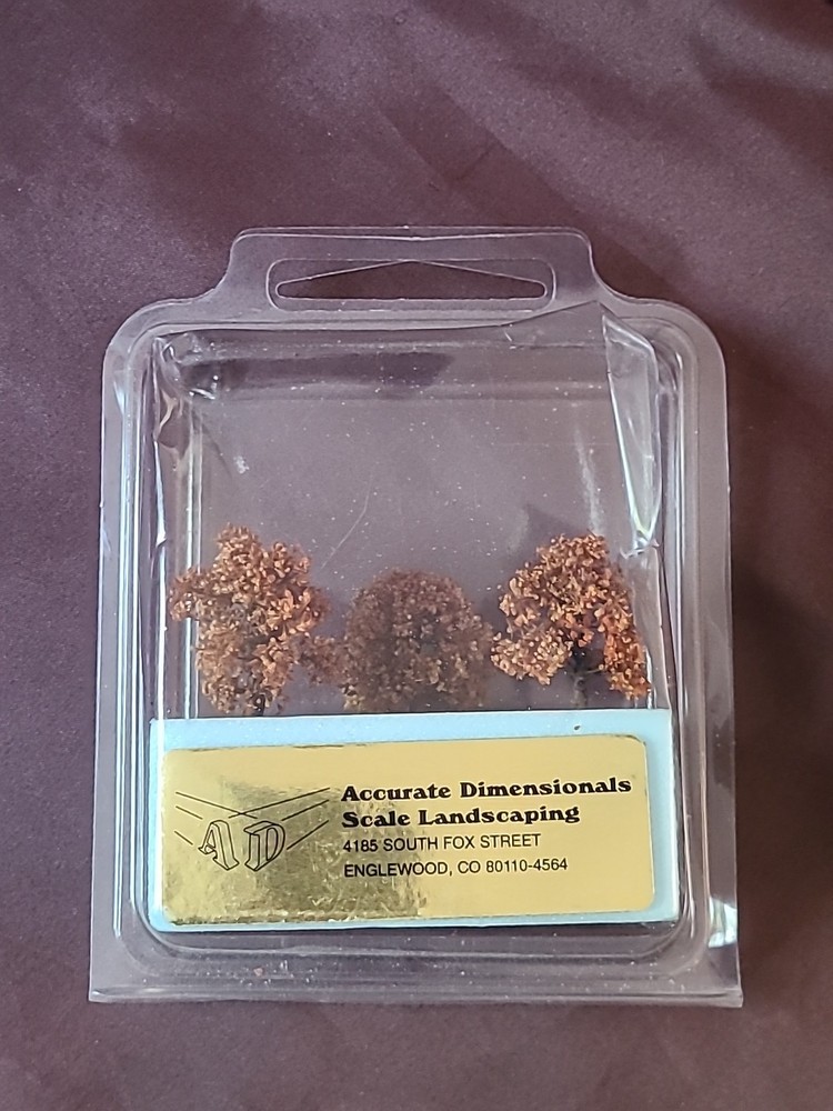 Vintage Accurate Dimensional Scale Landscaping Trees