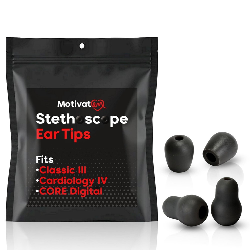 Stethoscope Replacement Ear Tips, Ear Pieces - Compatible with Littmann Steth...