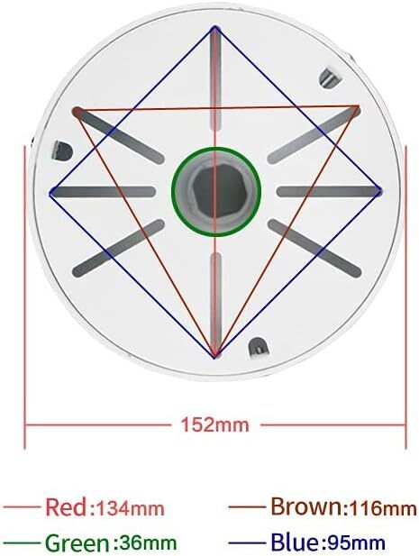 Dome Camera Universal Heavy-Duty Outdoor Security Camera Pole Mount New