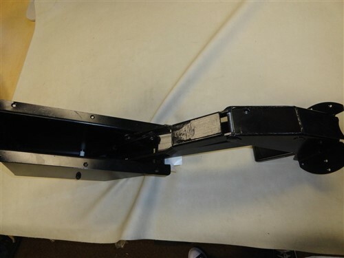HIDEAWAY HYDRAULIC FOLDING RECESS TABLE BRACKET BLACK MARINE BOAT