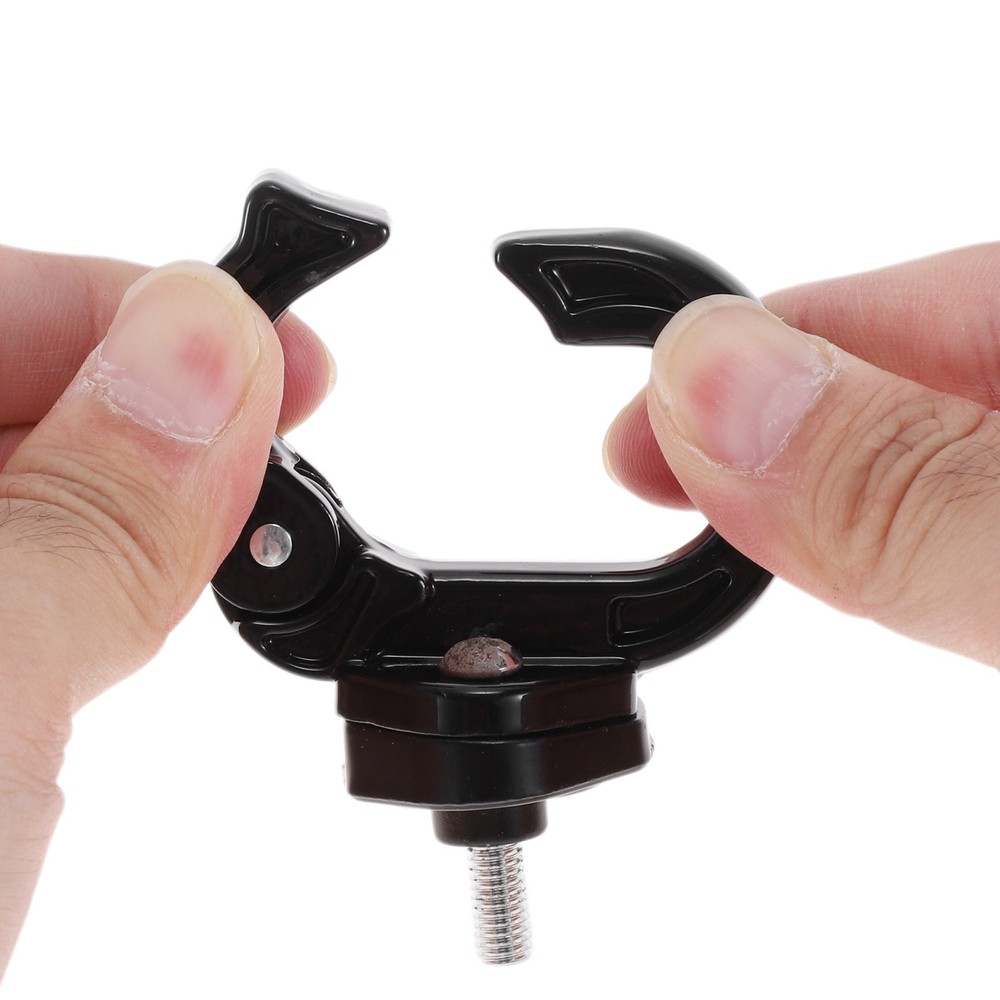 Alluper Alloy Motorcycle Hook for Mini Round Shape 1pc Black