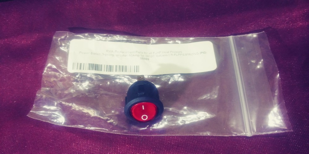 Heat Press Replacement Parts- Power Switch USCutter/Microtec/Atlas, etc
