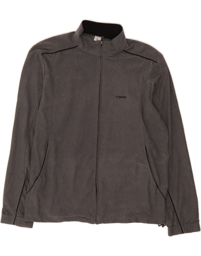 BRUGI Mens Tracksuit Top Jacket XL Grey Polyester AK13