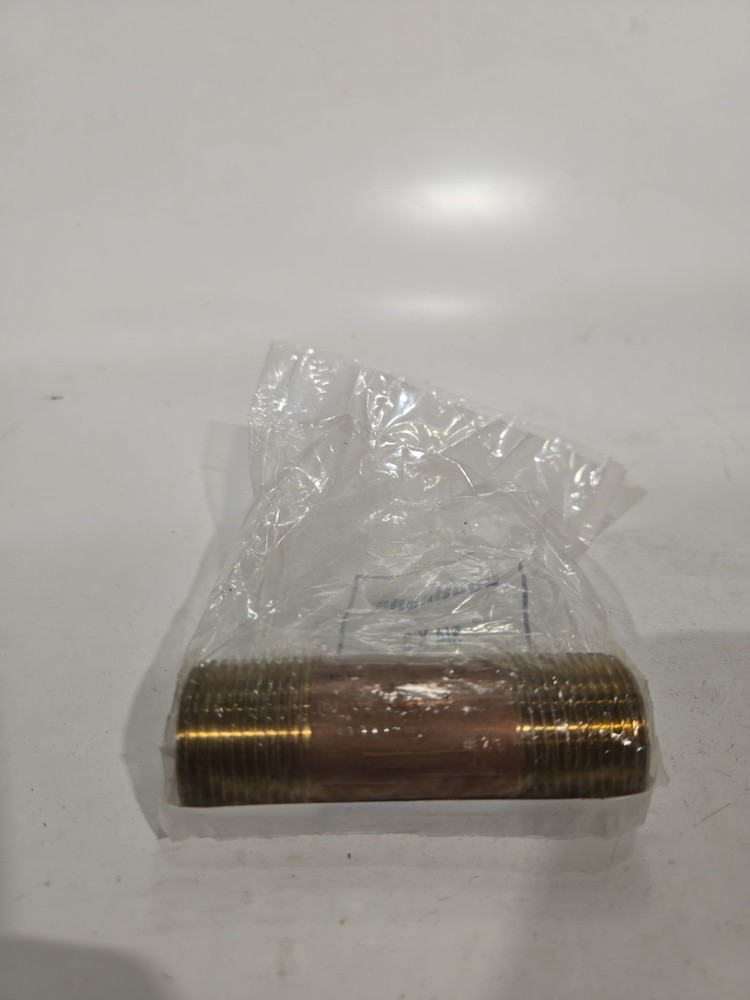 3/4" x 3" Red Brass Nipple