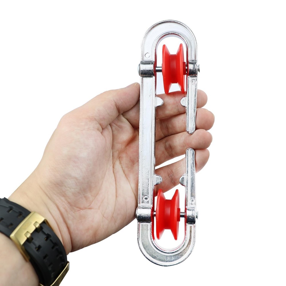 2 Pack Clothesline Spreader，Plastic Aluminum Clothesline Separator Spread