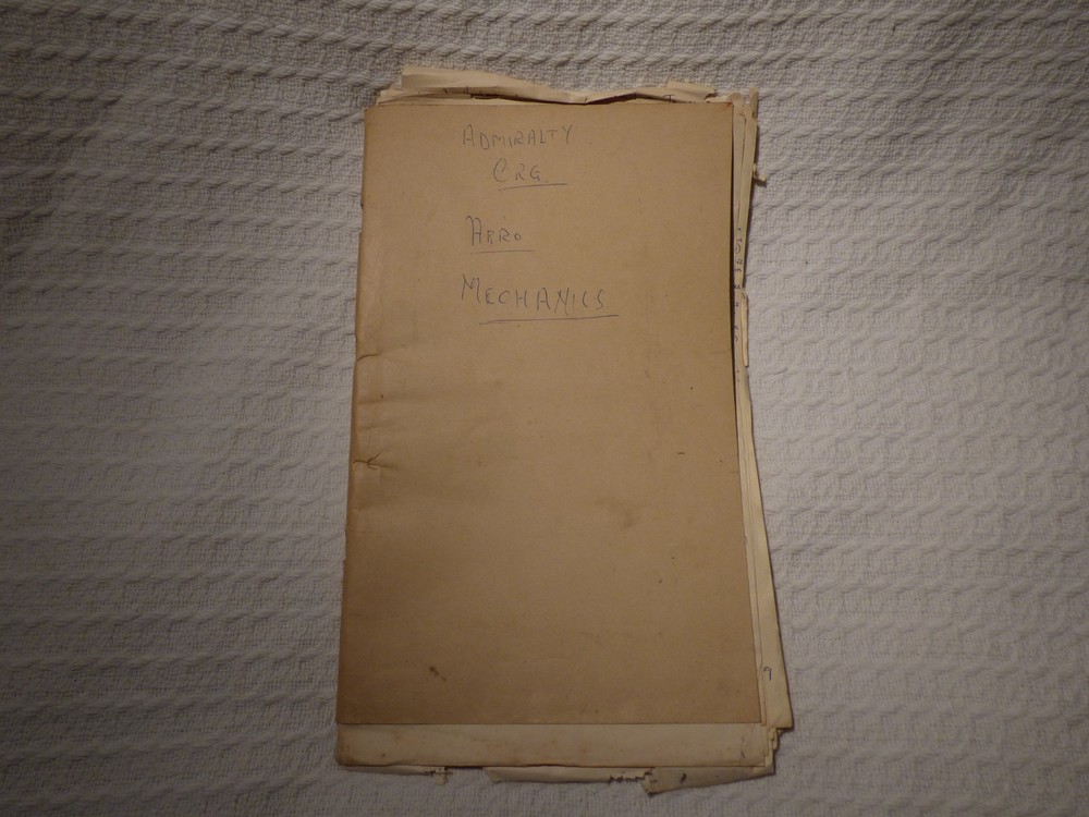 Post-WW2 1940s 1950s Royal Navy Engineering Training Notes Ephemera