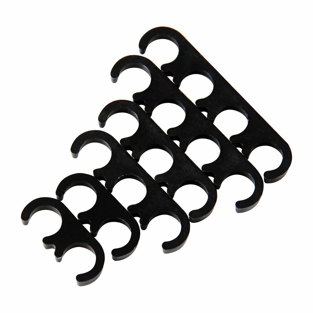 12 Spark Plug Ignition Lead Wire Separators Holder Kit Fit 7 8 9mm Ignition Wire