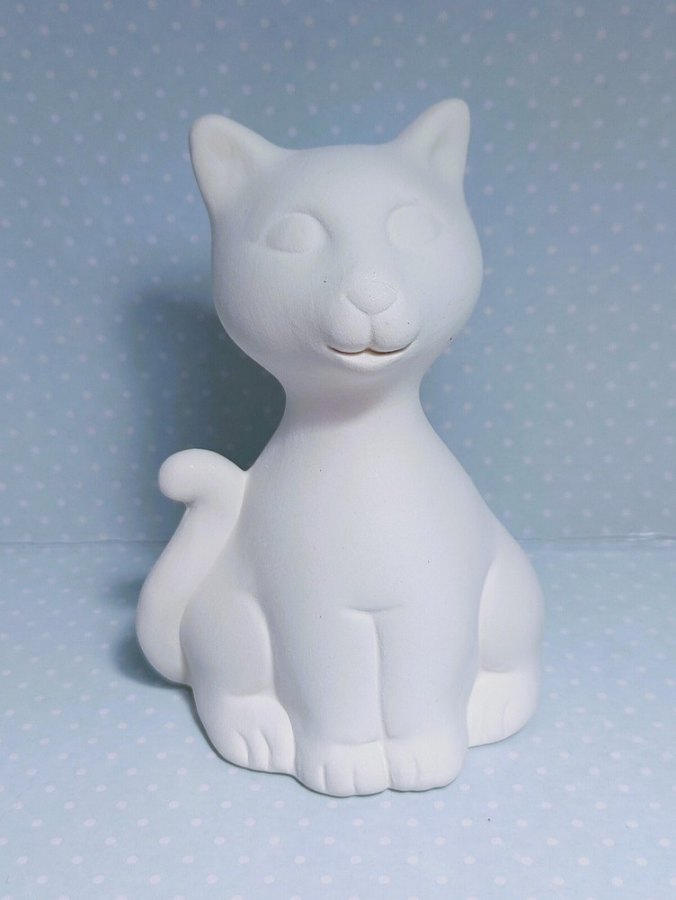 Cat ~ Ceramic Bisque Ready to Paint
