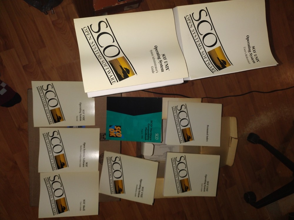 SCO Unix Operating System Version 4.2 Documentation with License No Software