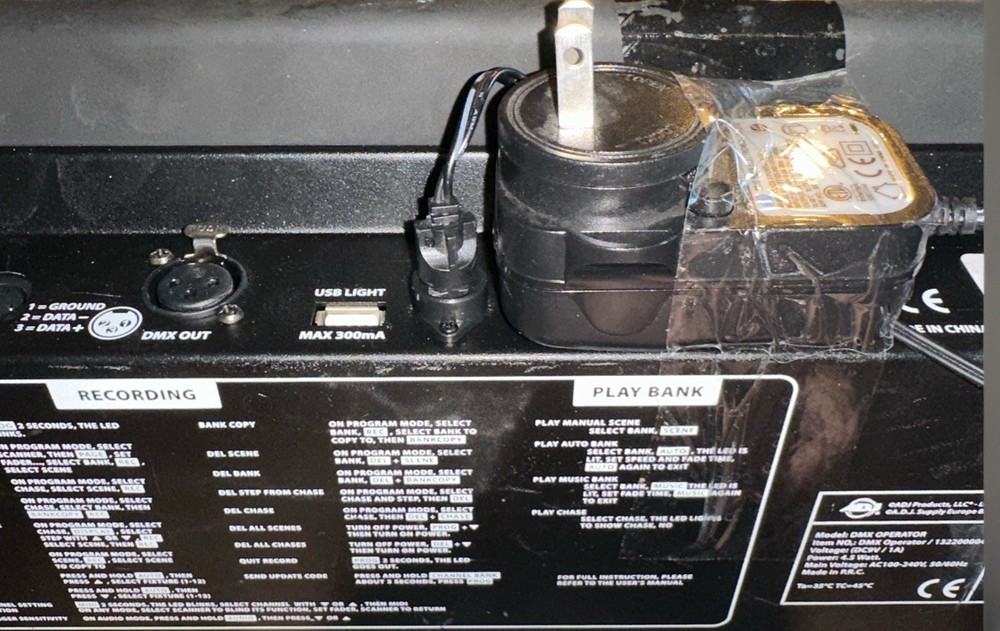 ADJ DMX OPERATOR 512 - 192 Channels Controller For Stage Lighting MOBILE DJ