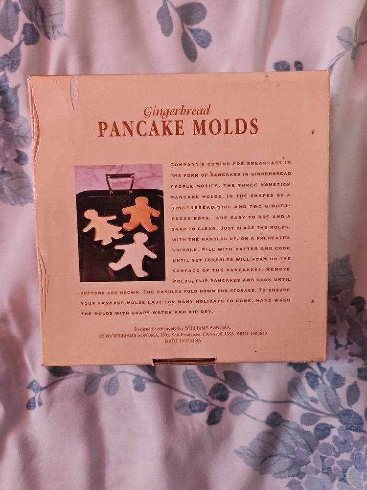 Gingerbread Pancake Molds
