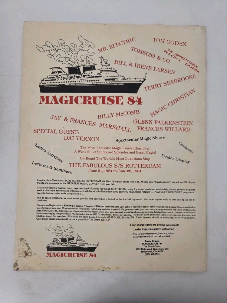 The Laugh Makers Magazine 1984 Issue