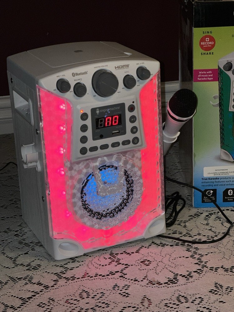 Singing Machine SML633 Bluetooth CD+G Karaoke System