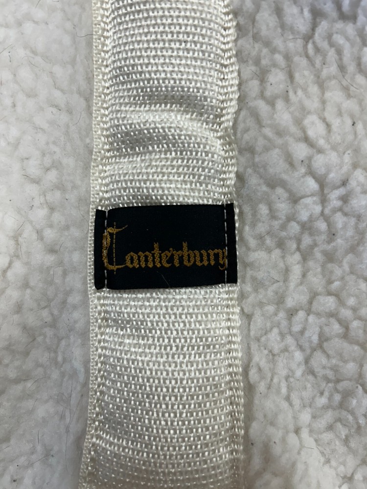 Canterbury White Fleece English Saddle Pad