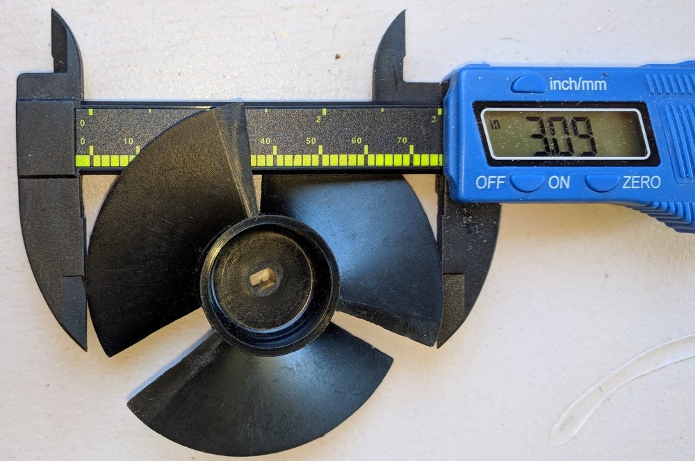 NC7131 replacement impeller for Scrubber or Protrac pool cleabers