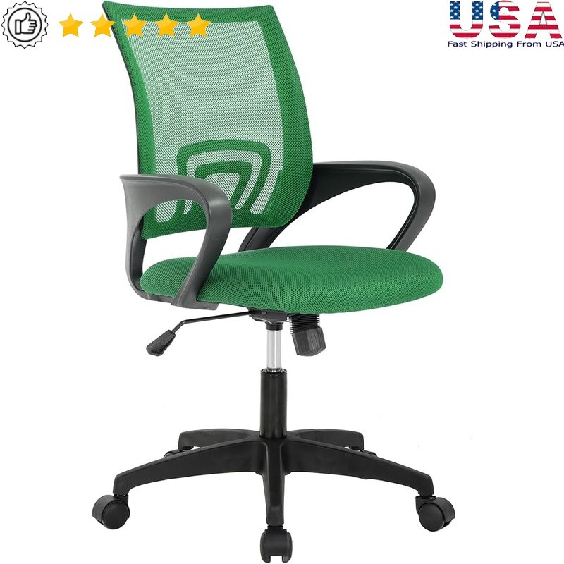 Ergonomic Mesh Office Chair W/ Lumbar Support Adjustable Armrest Rolling Swivel