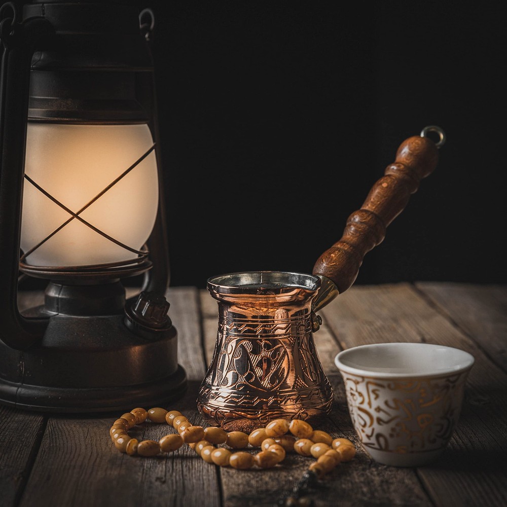 PC Series (Medium) - Thickest Solid Copper Engraved and Hammered Turkish Greek