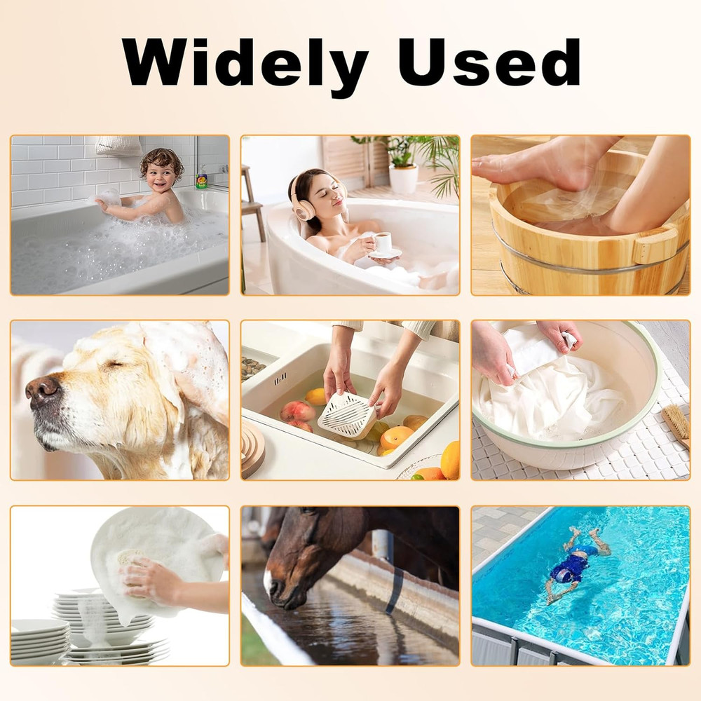 Portable Water Heater – 1500W Immersion Heater for Bathtub, Bucket, Hot Tub, and