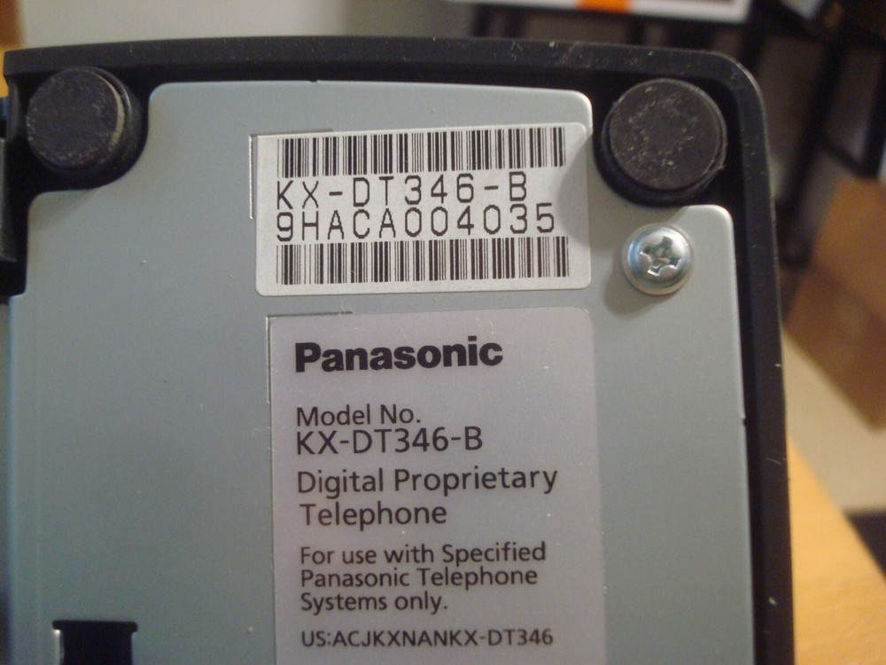 Panasonic KX-DT346 Digital Display Phone - Tested!