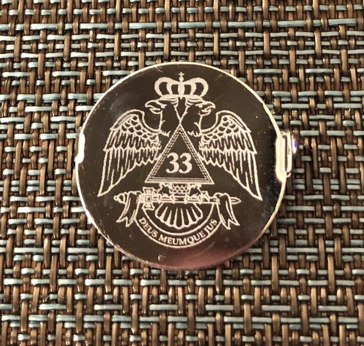 33rd Degree Scottish Rite Masonic Knights Templar Pin