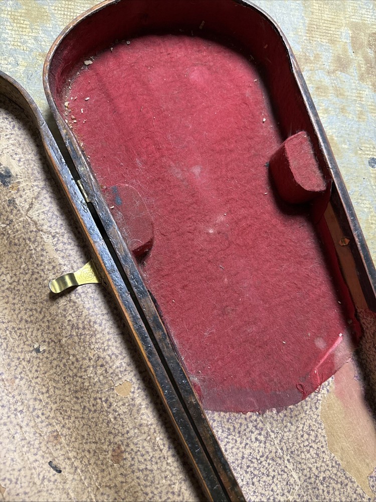 Antique GSB Violin case Natural Wood