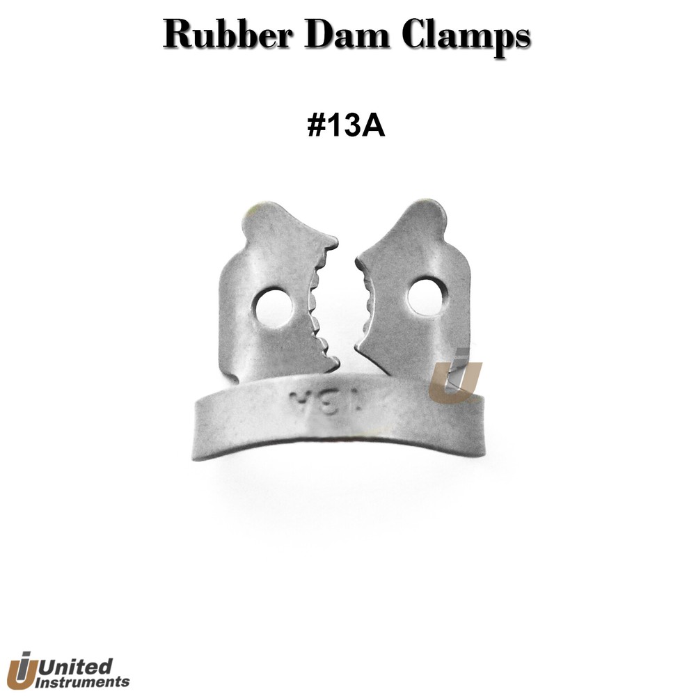 Rubber Dam Clamps Forceps Starter Tools Set Tooth Isolation Teeth Restorative