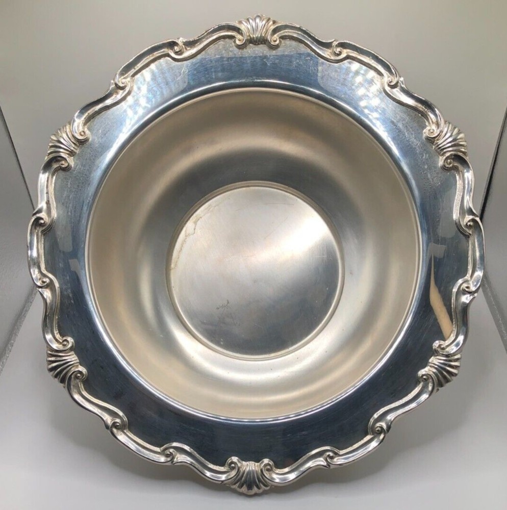 F.B. Rogers Georgetown Silver Plated Covered Footed Serving Dish - Ships Fast!