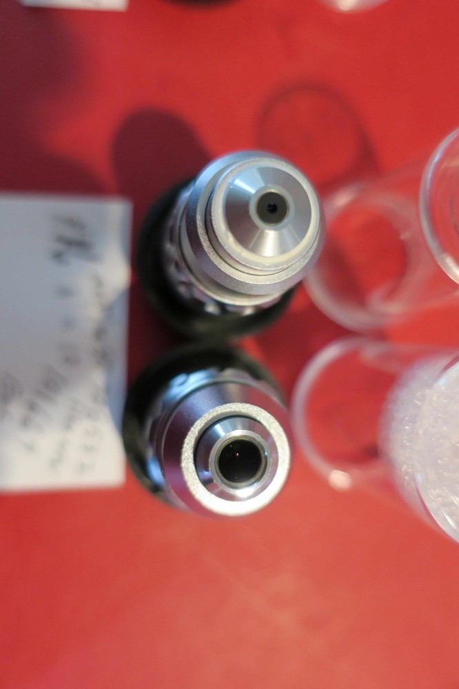 Olympus microscope Lot# 2 MDPlan 10x and 80x Infinity Objectives