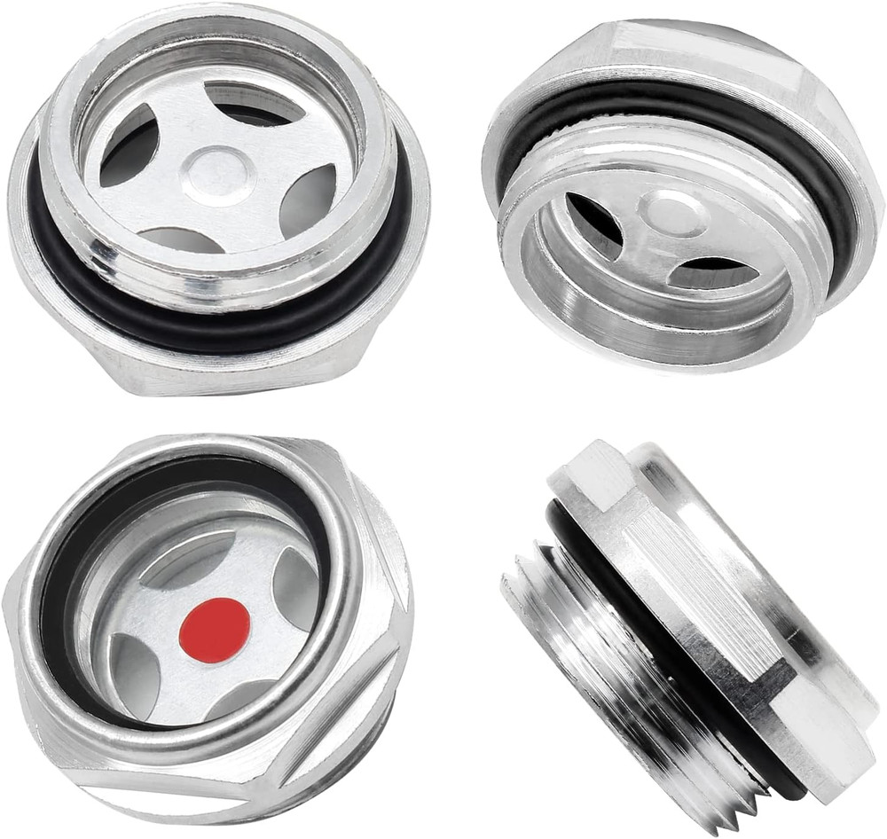4-Pack Air Compressor Oil Sight Glass
